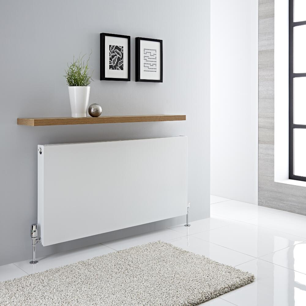 Merus Type 21 Plaatradiator Horizontaal Vlak Wit 60 cm x 120 cm x 7.25 cm 2305Watt