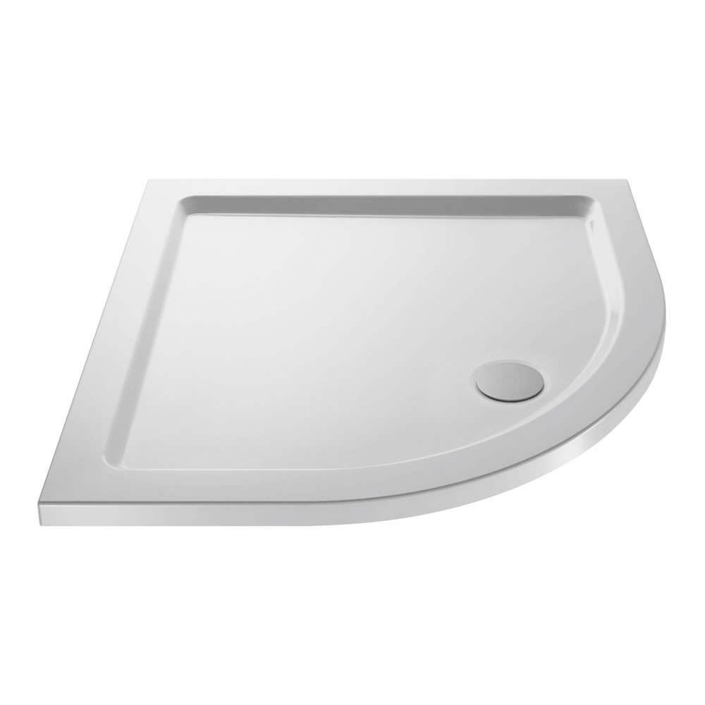 Pearlstone Douchebak Acryl Kwadrant Wit 90cm x 90cm x 4cm