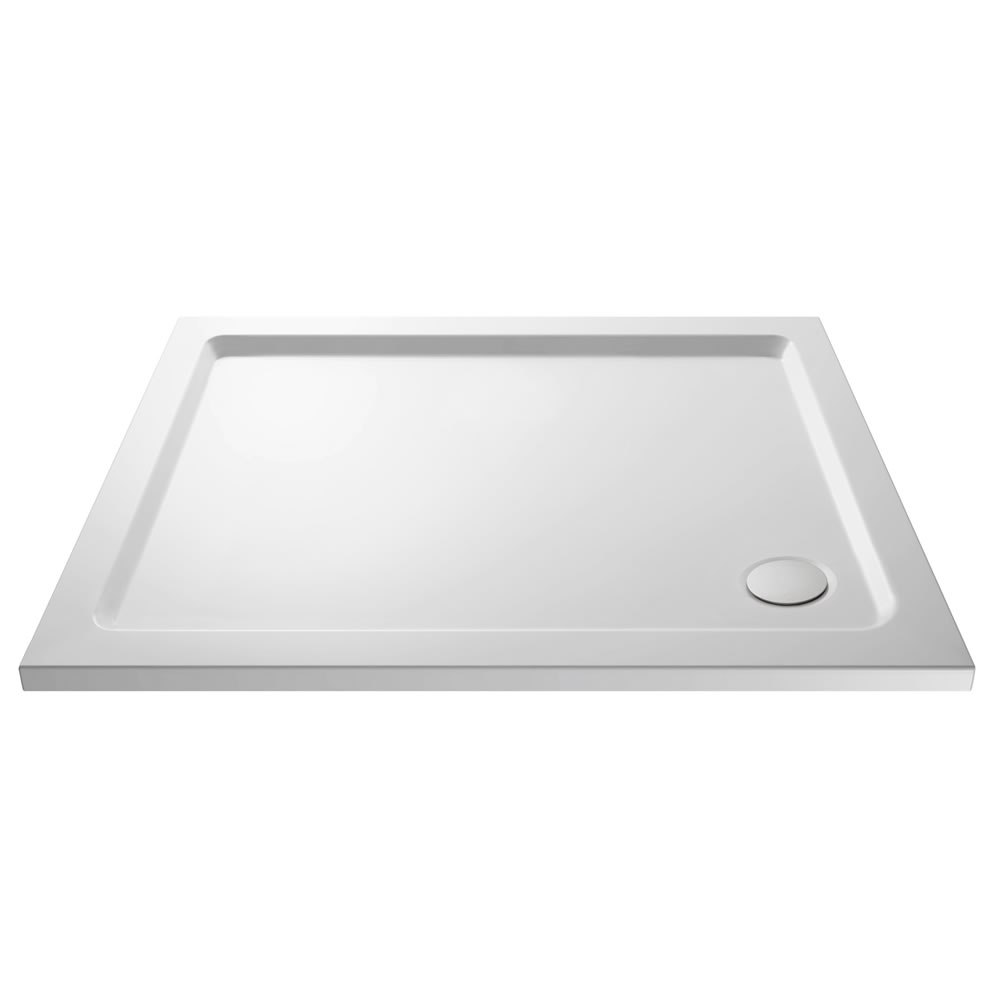Pearlstone Douchebak Acryl Rechthoek Wit 110cm x 80cm x 4cm