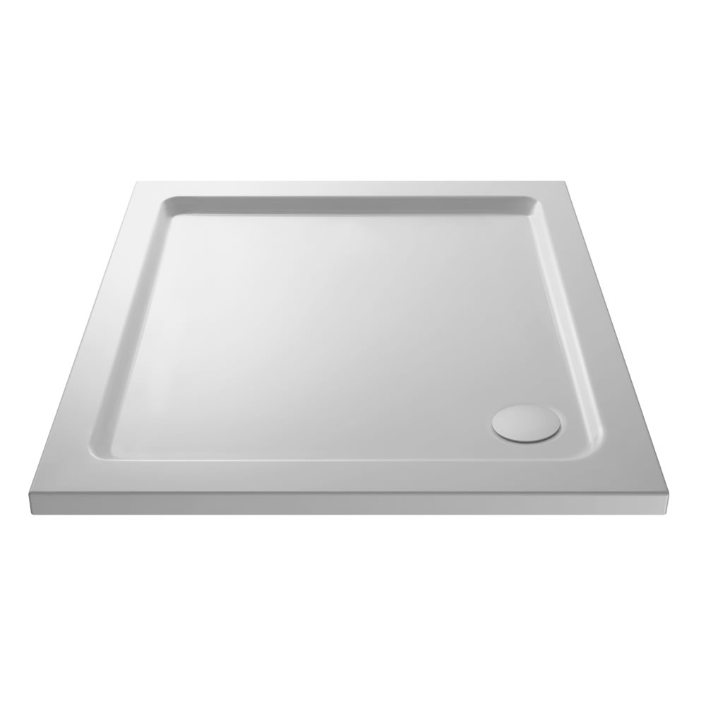 Pearlstone Douchebak Acryl Wit 70cm x 70cm x 4cm