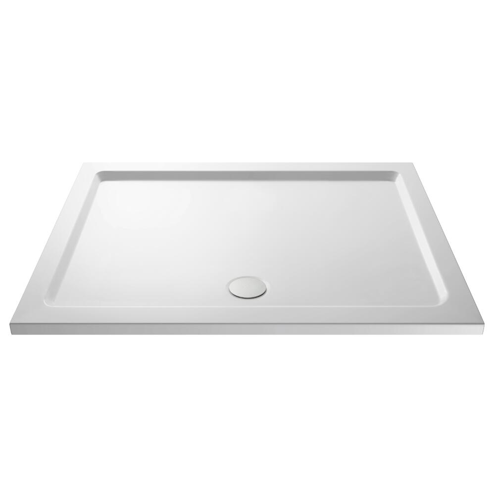 Pearlstone Douchebak Acryl Rechthoek Wit 100cm x 70cm x 4cm