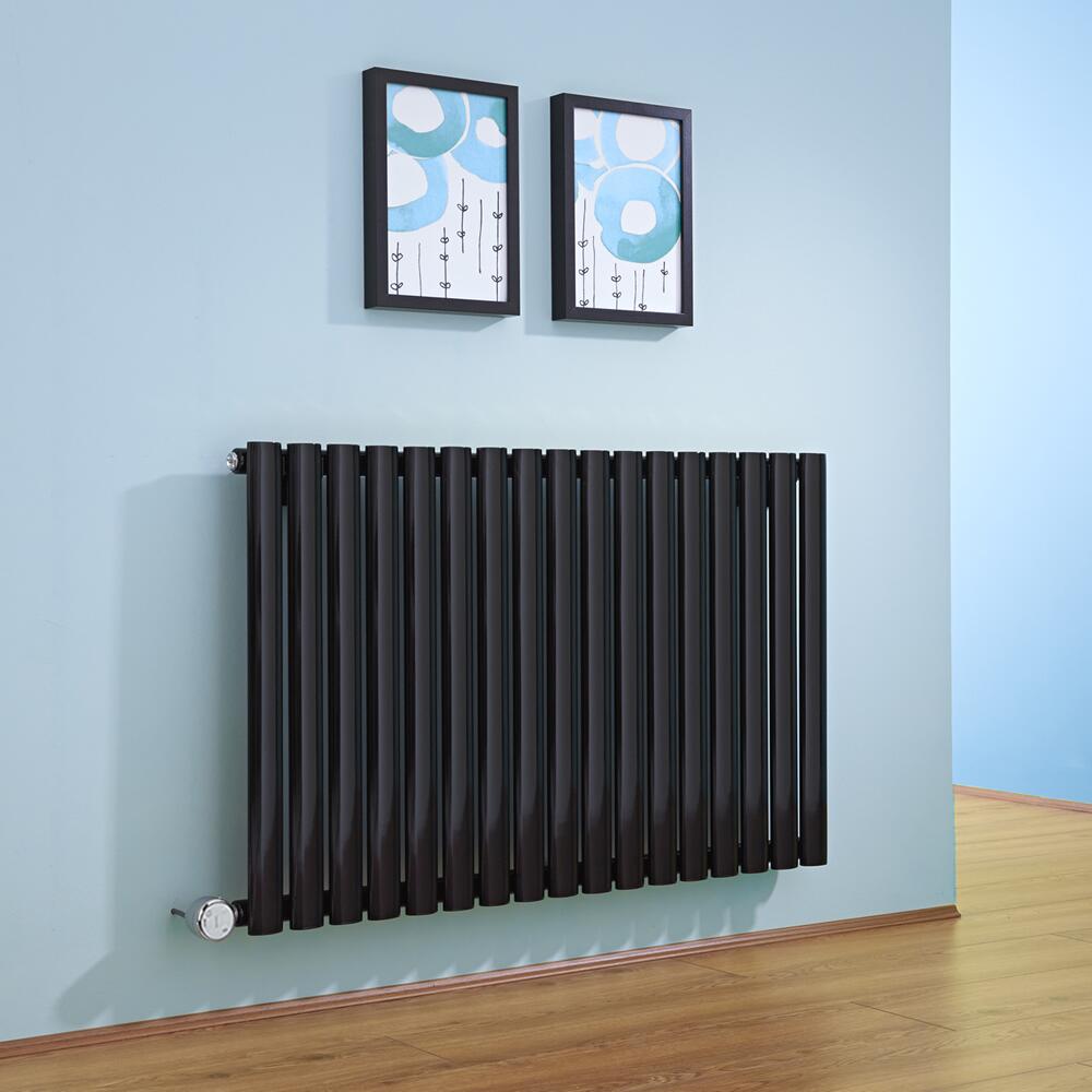 Revive Elektrische Radiator Horizontaal Zwart 63,5cm x 100cm x 5,5cm
