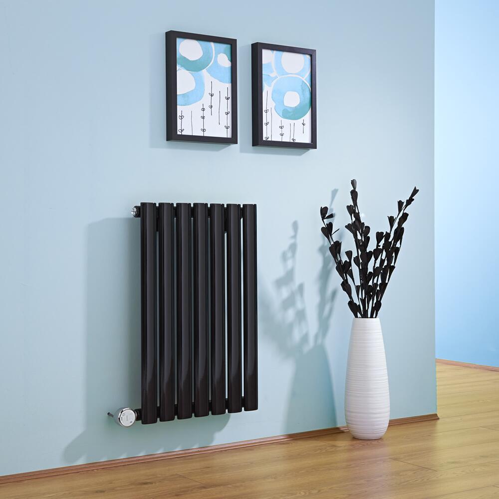 Revive Designradiator Elektrisch Horizontaal Zwart 63,5cm x 41,5cm x 5,5cm