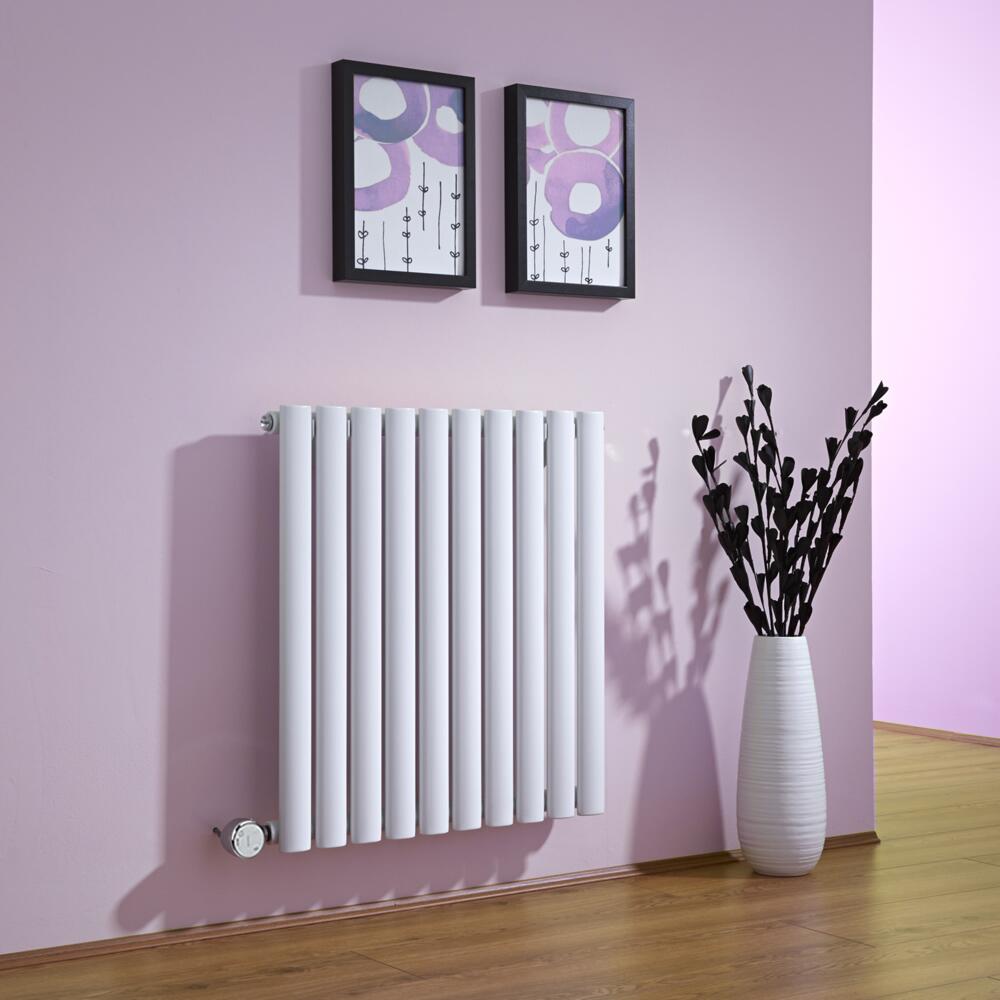 Revive Designradiator Elektrisch Horizontaal Wit 63,5cm x 59,5cm x 5,5cm