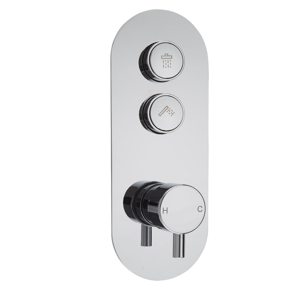 Idro 2-weg Drukknop Thermostatische Douchekraan