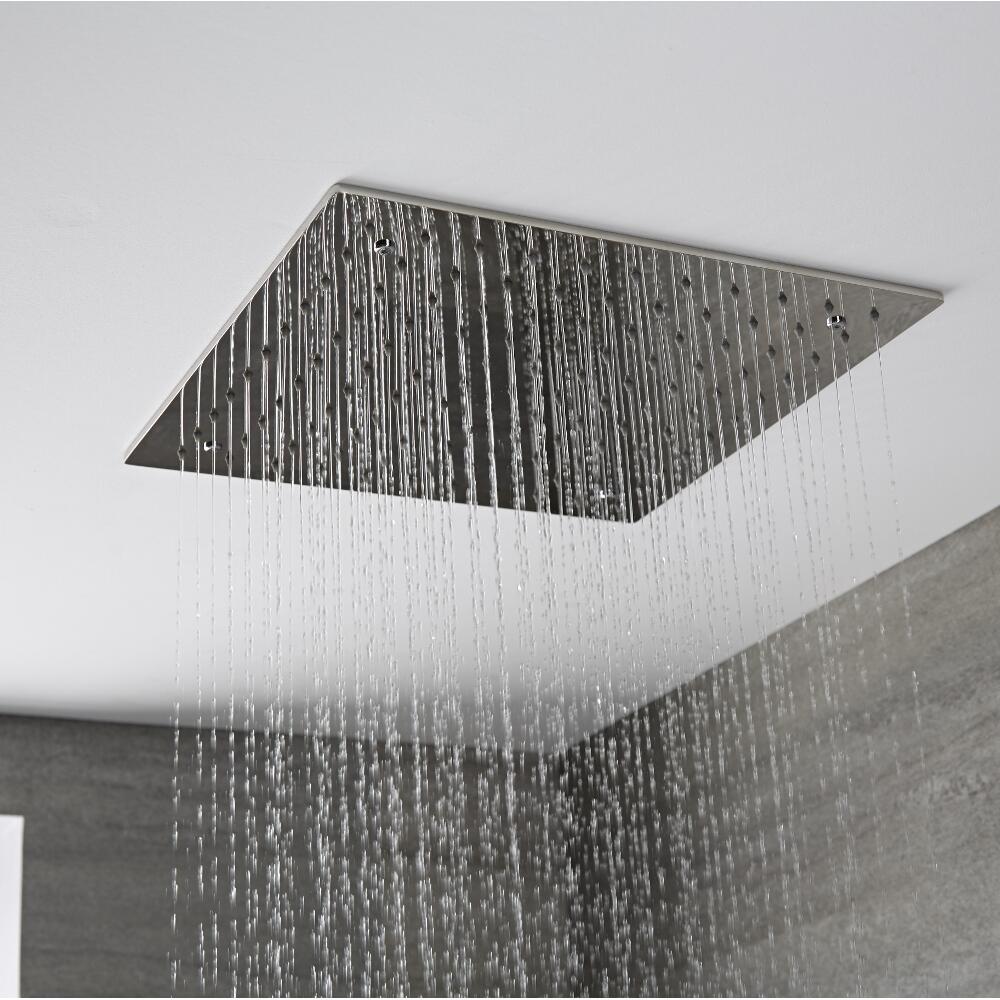 Trenton Easyfix Verchroomd RVS Douchekop - 40cm x 40cm - 121 jets