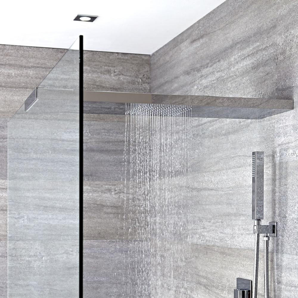 Portland Douchehemel RVS Chroom 80cm x 25cm