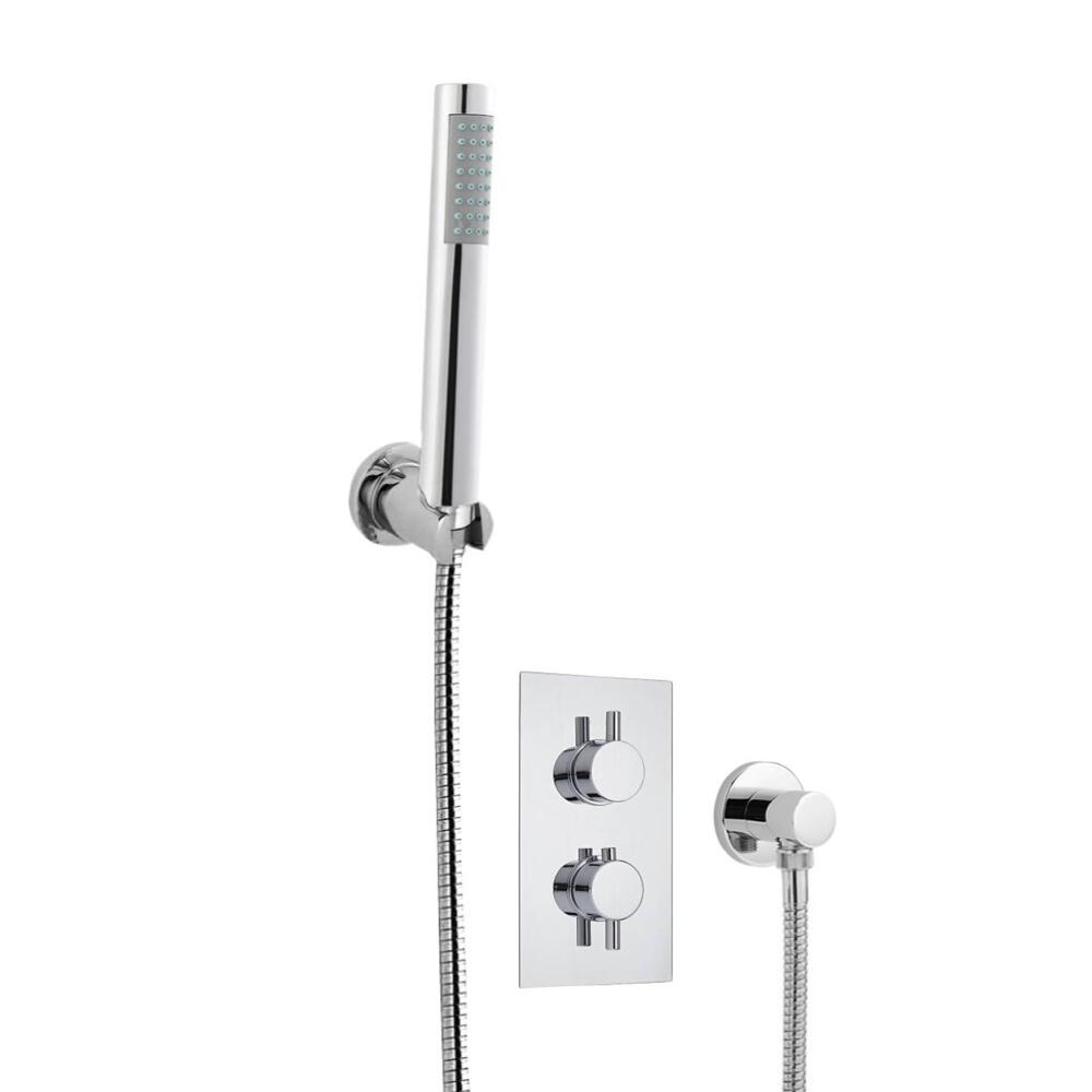 Hudson Reed ronde thermostatische douchekraan met handdouche