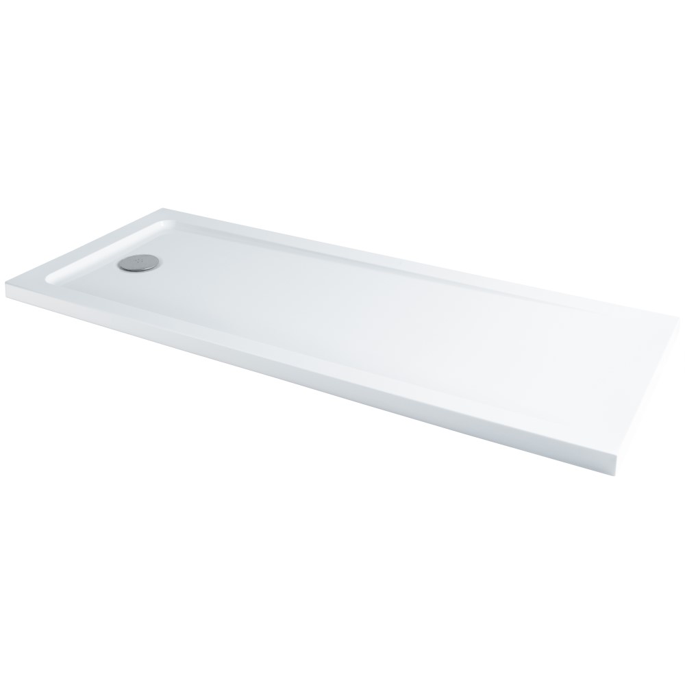 Ducostone Douchebak met Droogruimte Rechthoek Acryl Wit 1700 x 700mm
