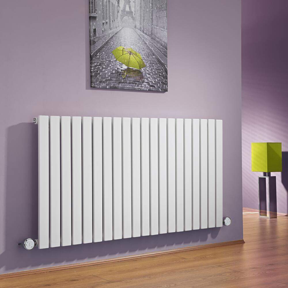 Sloane Designradiator Elektrisch Horizontaal Wit 63,5cm x 118cm x 5,4cm