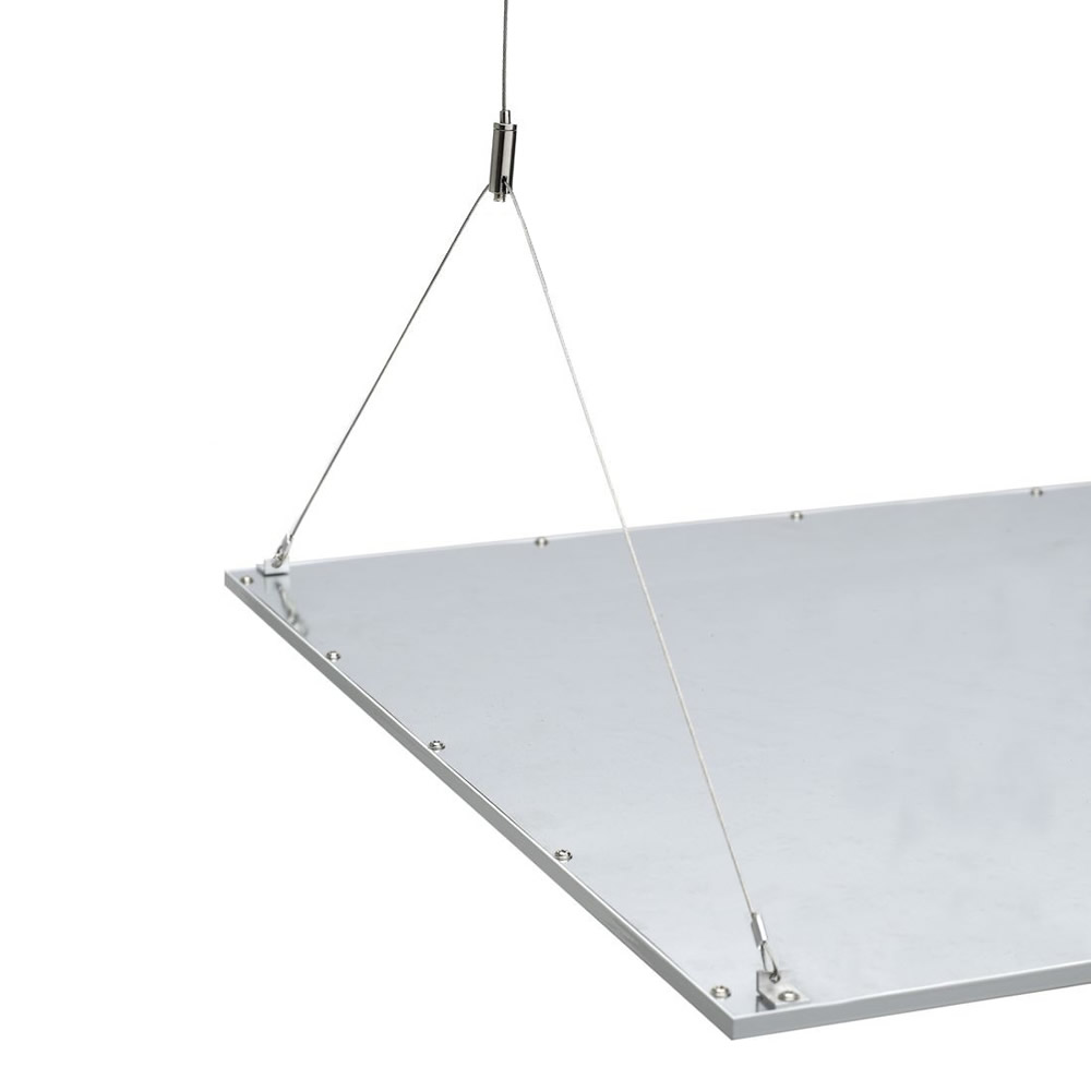 Biard RVS Suspensie Draden voor 60 x 60cm LED paneelverlichting - 100cm