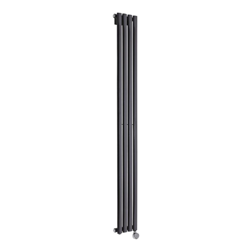 Revive Designradiator Elektrisch Verticaal Zwart 178cm x 23,6cm x 5,6cm
