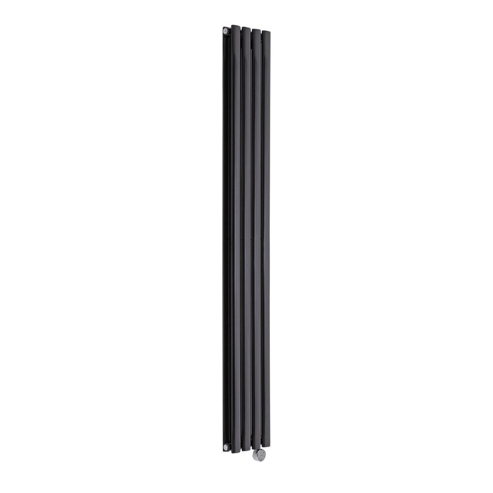 Revive Designradiator Elektrisch Verticaal Zwart 178cm x 23,6cm x 7,8cm