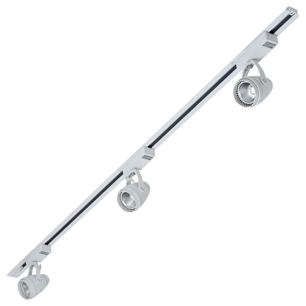 Biard 3 x 12W Verzonken LED Railverlichting - 2mtr - Wit