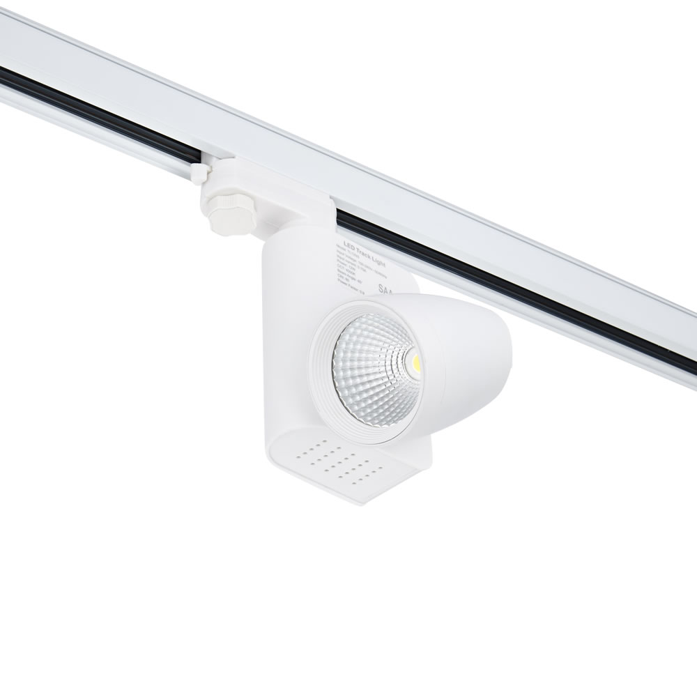 Biard 12W 3-fase LED Railspots - Wit - Rond