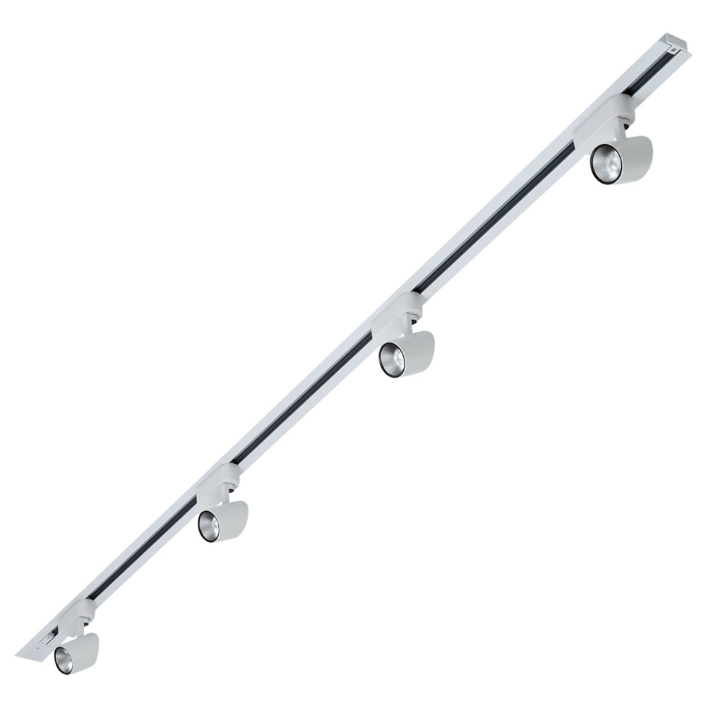 Biard 4 x 7W Verzonken LED Railverlichting - 2mtr - Wit