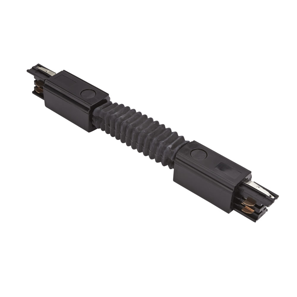 Biard Flexibele Doorverbinder voor 3-fase Railverlichting - Zwart