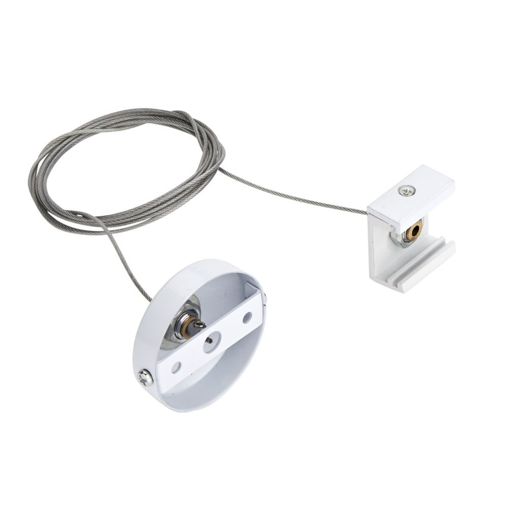 Biard Ophangsysteem voor 3-fase Railverlichting - Wit