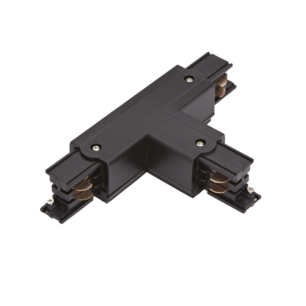 Biard T-Stuk 3-fase Doorverbinder - Zwart