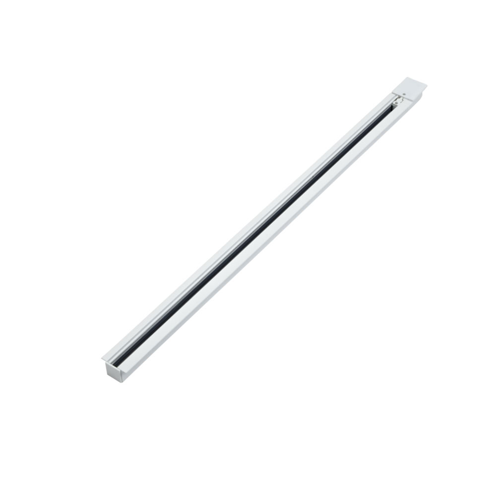 Biard 3-fase Verzonken Spanningsrail - 100cm - Wit