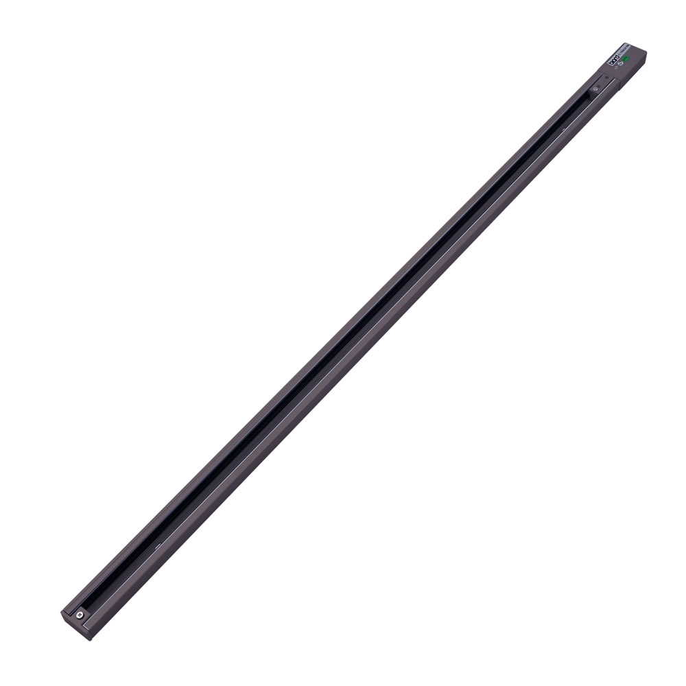 1 x Spanningsrail - 1 meter - Zwart
