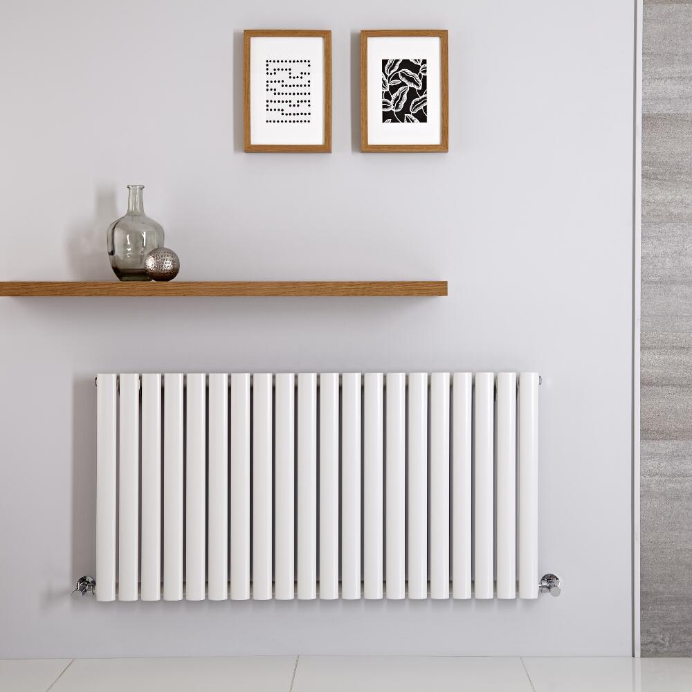 Revive Designradiator Horizontaal Wit 60cm x 118cm x 7,8cm 1115Watt