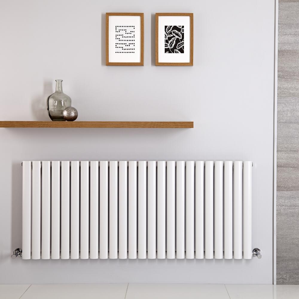 Revive Designradiator Horizontaal Wit 60cm x 141,1cm x 5,6cm 1338Watt