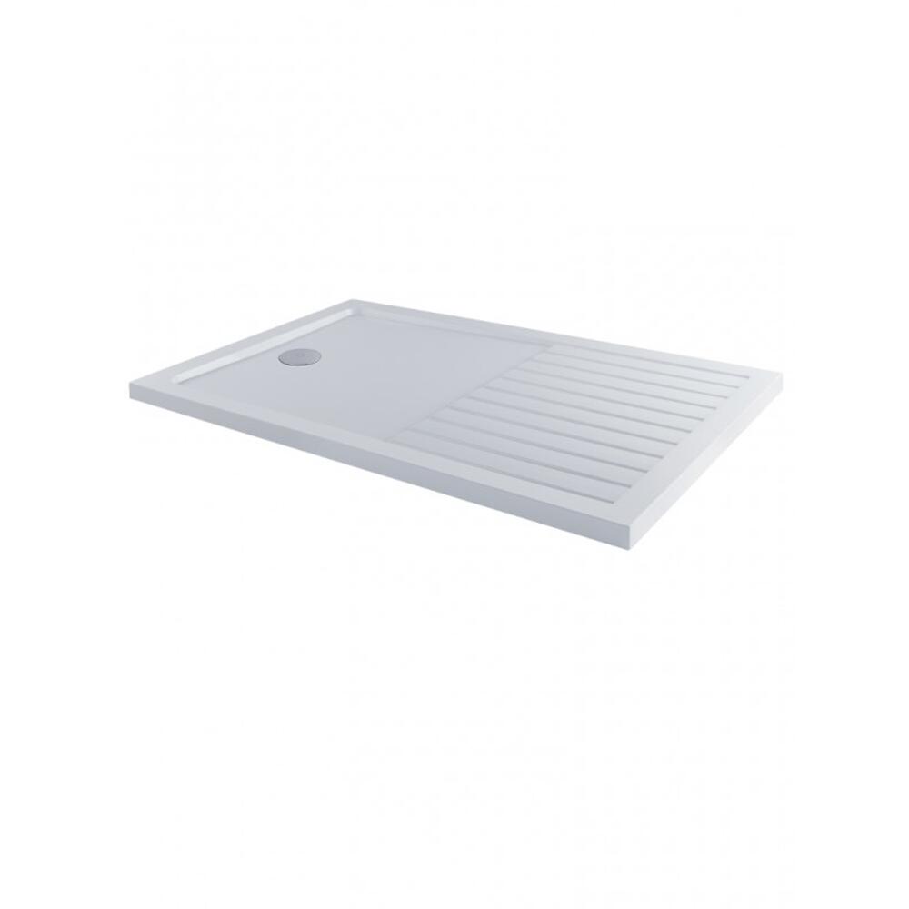 Ducostone Douchebak met Droogruimte Rechthoek Acryl Wit 1700 x 900mm