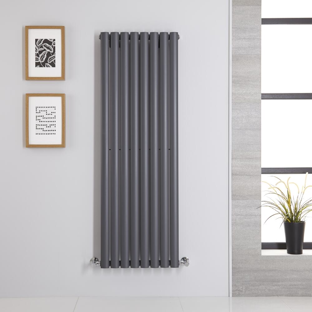 Revive Designradiator Verticaal Antraciet 140cm x 47,2cm x 5,6cm 915Watt