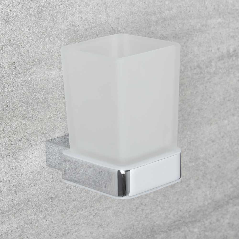 Parade - Glashouder met Glas - Mat & Chroom