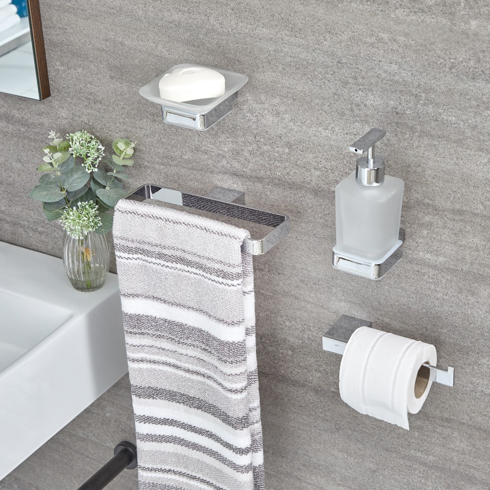 4-delig Badkamer Accessoireset | Kubix