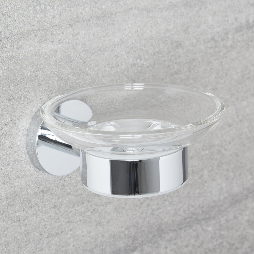 Prise Zeephouder - Helder Glas & Chroom