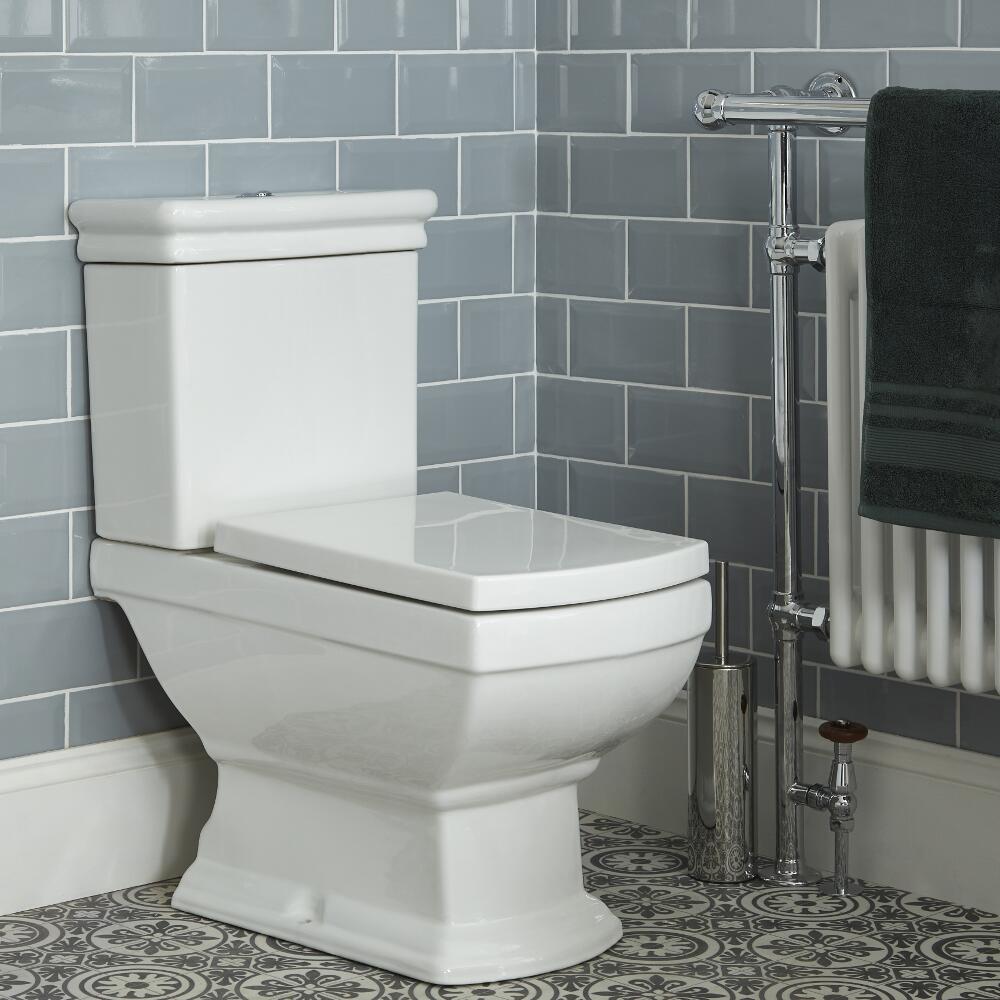 Chester Klassiek Toilet en Stortbak Wit