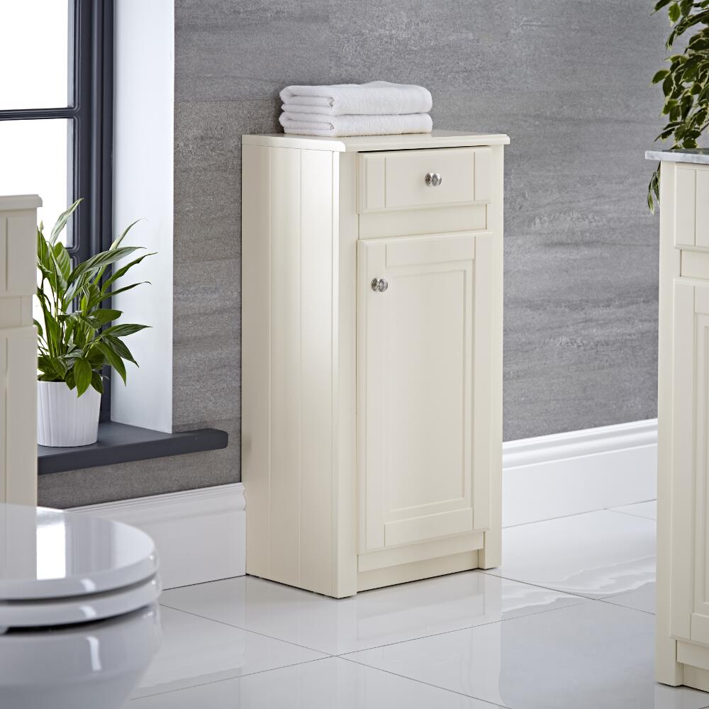 Charlton Traditioneel Staande Kast MDF Ivoor 40cm x 81,5cm x 30cm