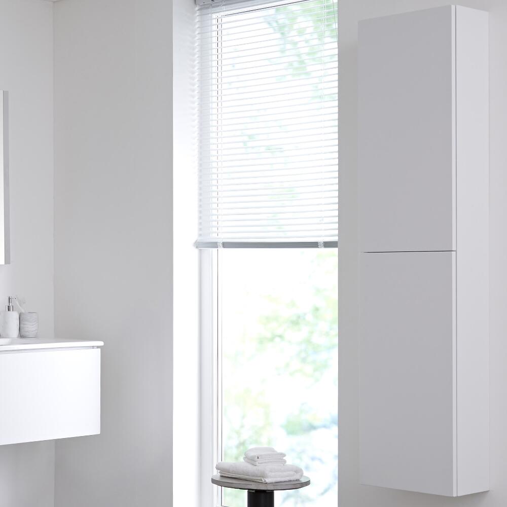 Badkamerkast Mat Wit 35 x 150cm - Newington