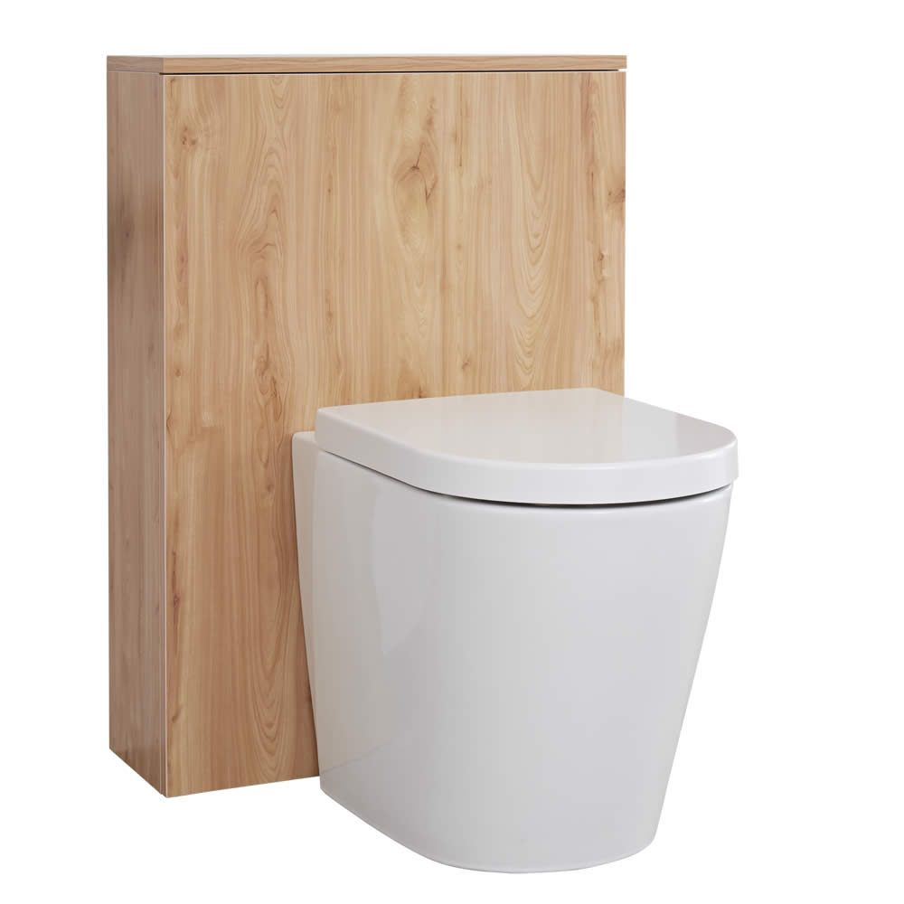 Newington Toilet Ombouw Goud Eiken 60cm