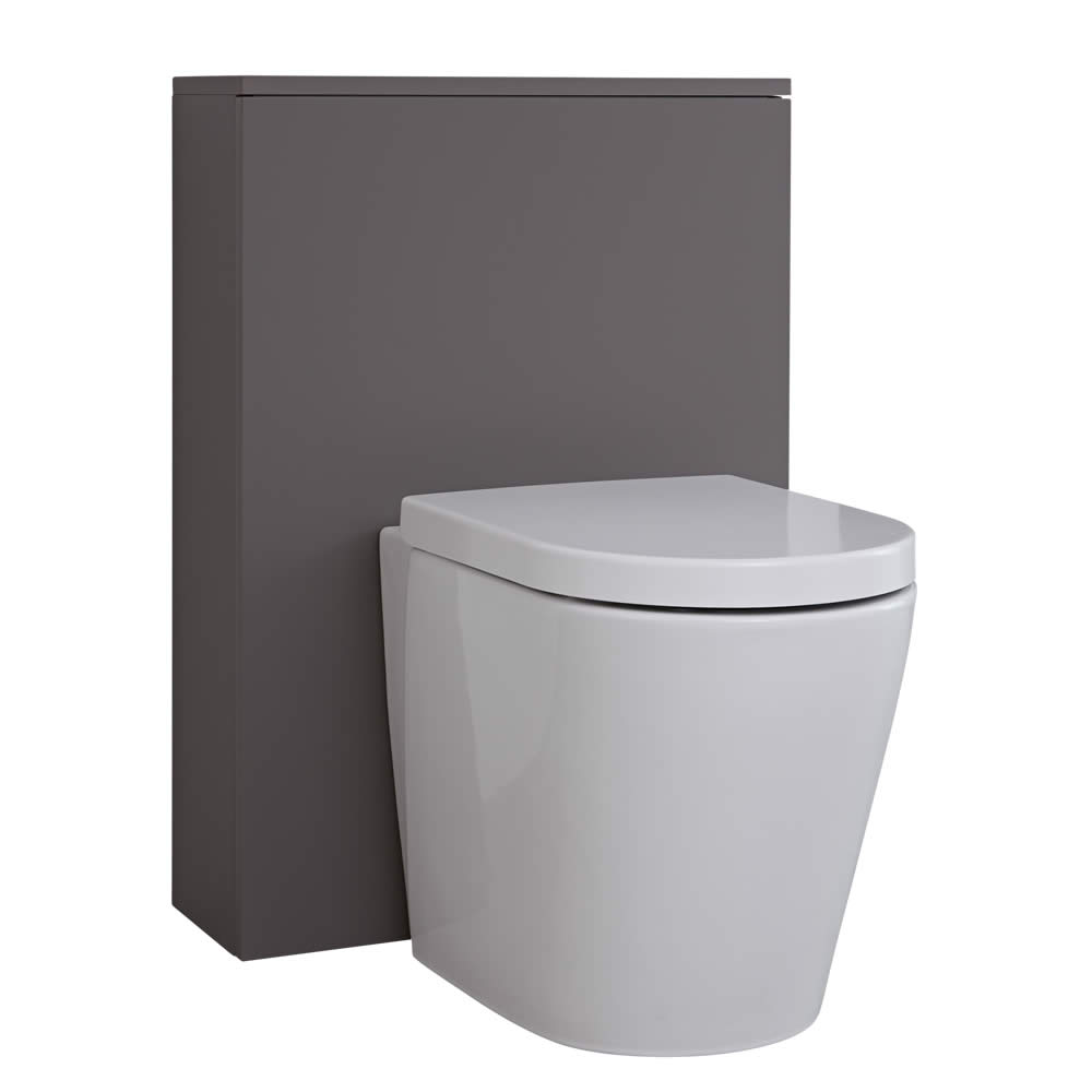 Newington Toilet Ombouw Mat Grijs 60cm