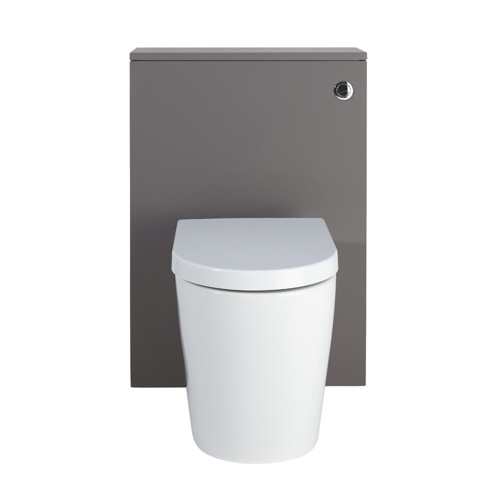 Staand Keramisch Toilet + Stortbak Ombouw + Stortbak 3/6L Mat Grijs - Newington