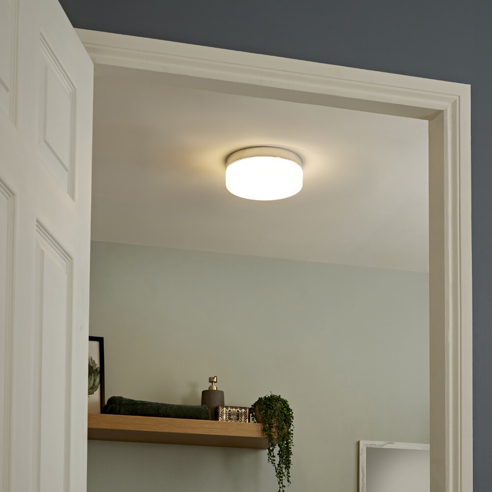 Tahoe LED Badkamer Plafondlamp Rond d. 23m Chroom 12W LED IP44
