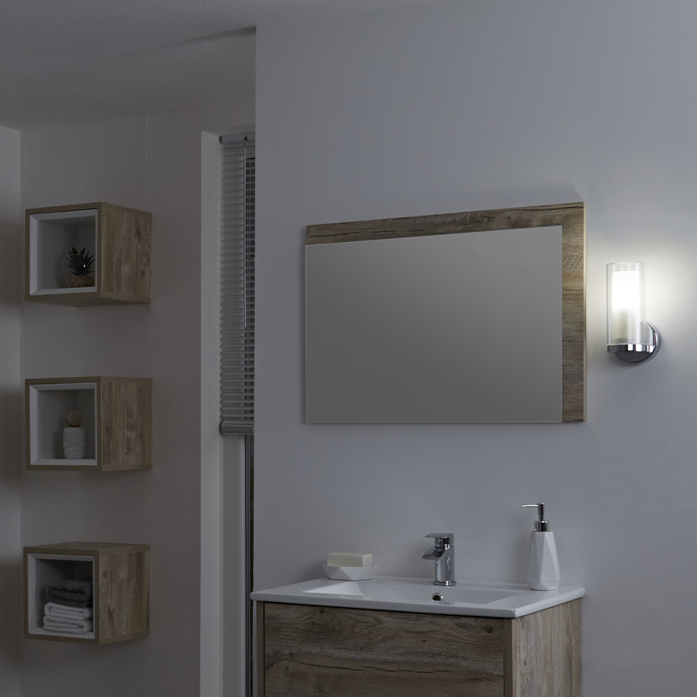 Almsee 25W Rechte Badkamer Wandlamp 10 x 12,5 x 22 cm