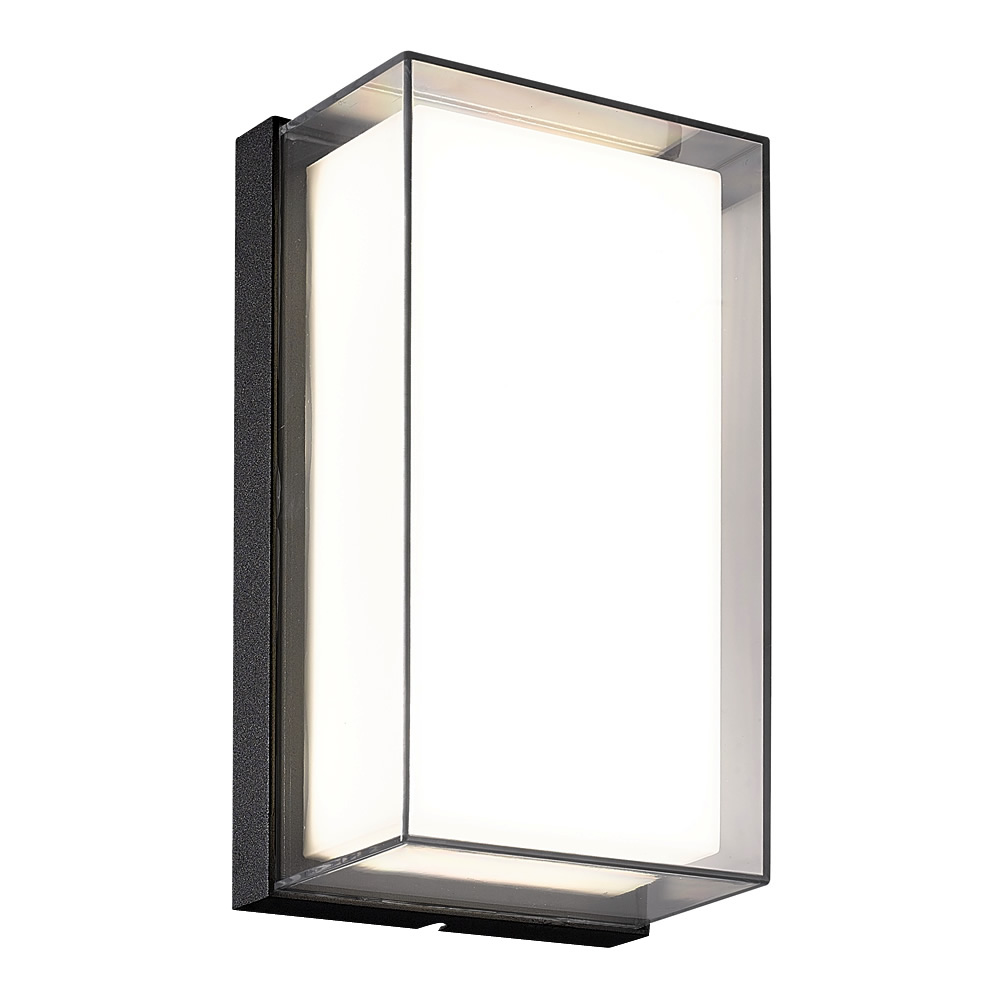Asti 10W LED Wandlamp Buiten IP65 - Verkrijgbaarin Antraciet en Zwart