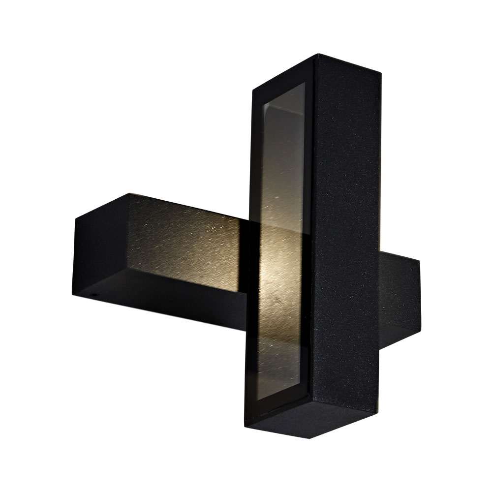 Brno 9W LED Wandlamp Buiten Op- & Neerwaarts IP65 - Verkrijgbaar in Antraciet & Zwart