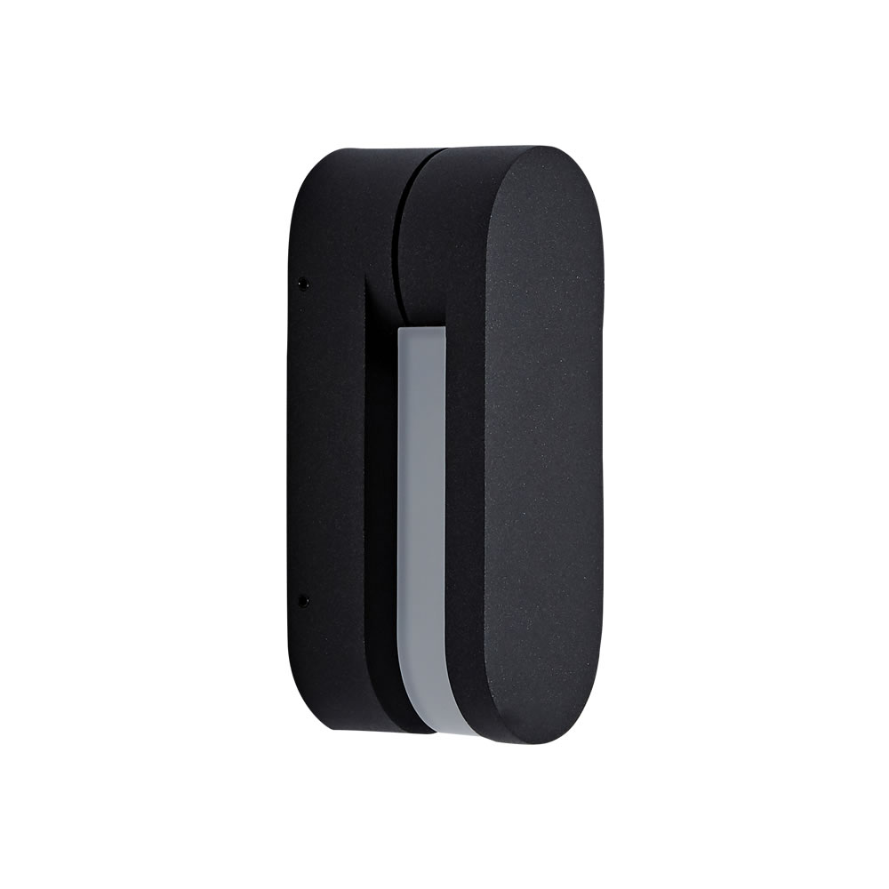 Someo 10W LED Wandlamp Buiten Rond IP65 - Verkrijgbaar in Antraciet & Zwart