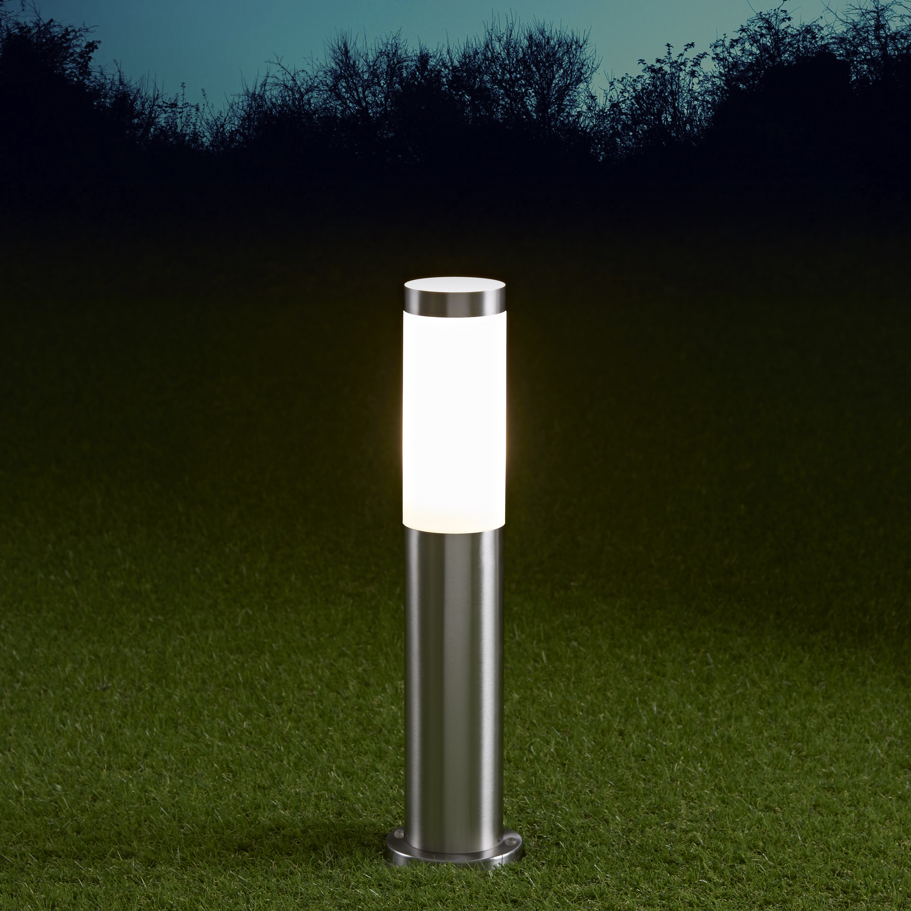 Biard Le Mans Sokkellamp RVS E27 IP44 45cm Hoog
