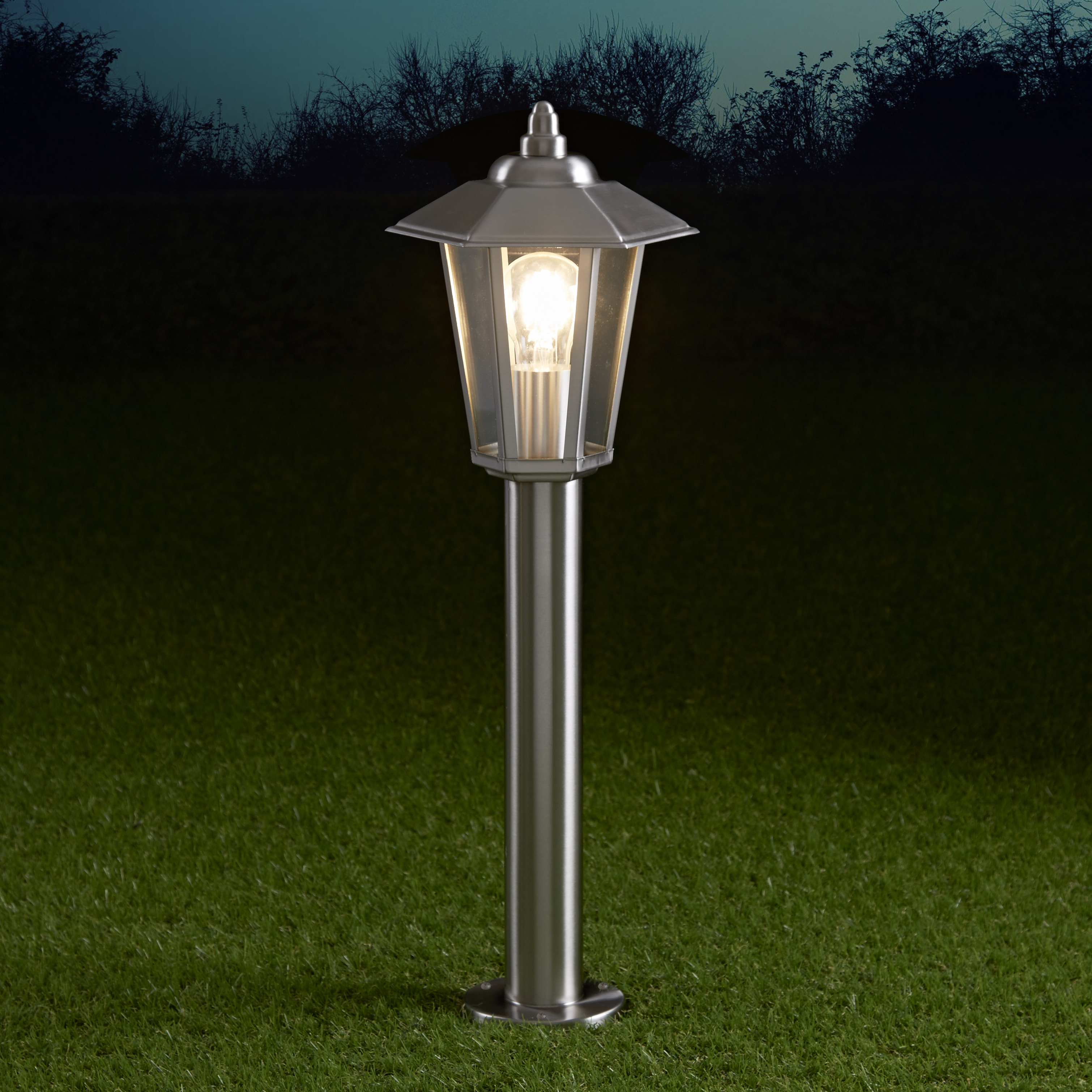 Biard Cannes Dimbare Sokkellamp 60cm RVS E27 IP44