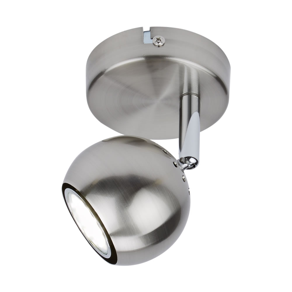 Biard Plafond Spotlight GU10 - Satijn nikkel