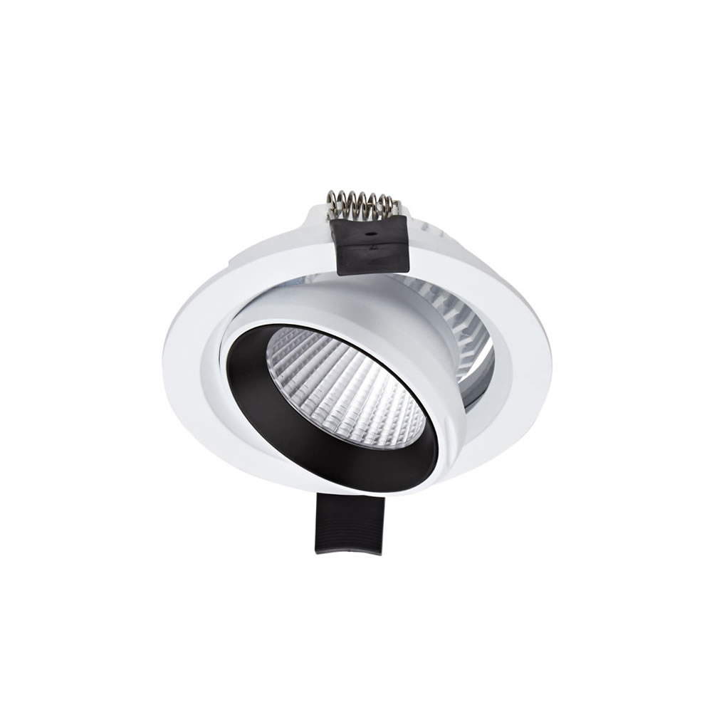 Biard 10W Dimbare & Kantelbare LED Inbouwspot incl Lamp & Driver - Wit