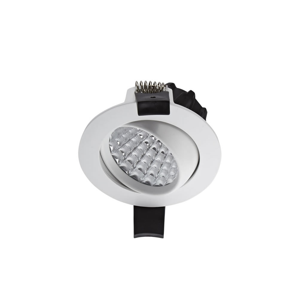 Biard 7W Dimbare en Kantelbare LED Inbouwspot incl Lamp & Driver - Wit