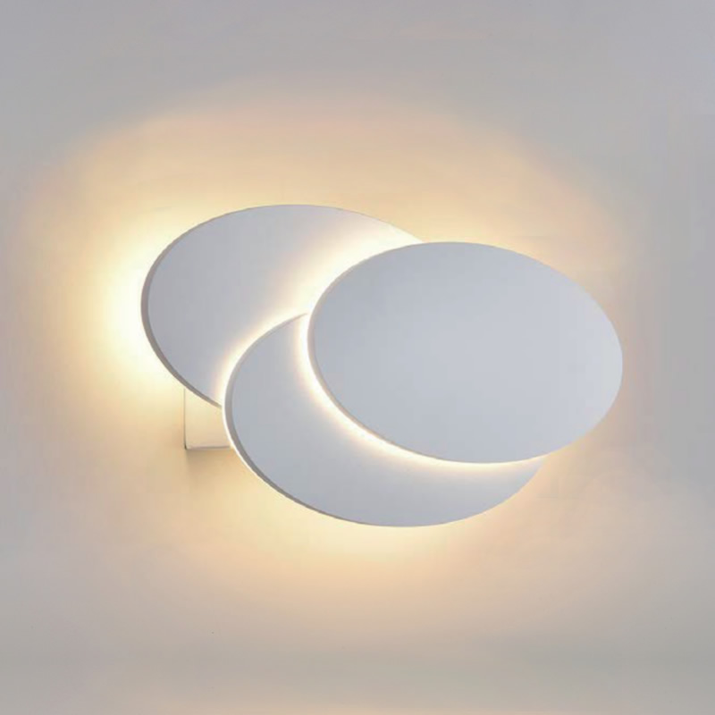 Biard Piran Ronde LED Wandlamp Binnen – Wit