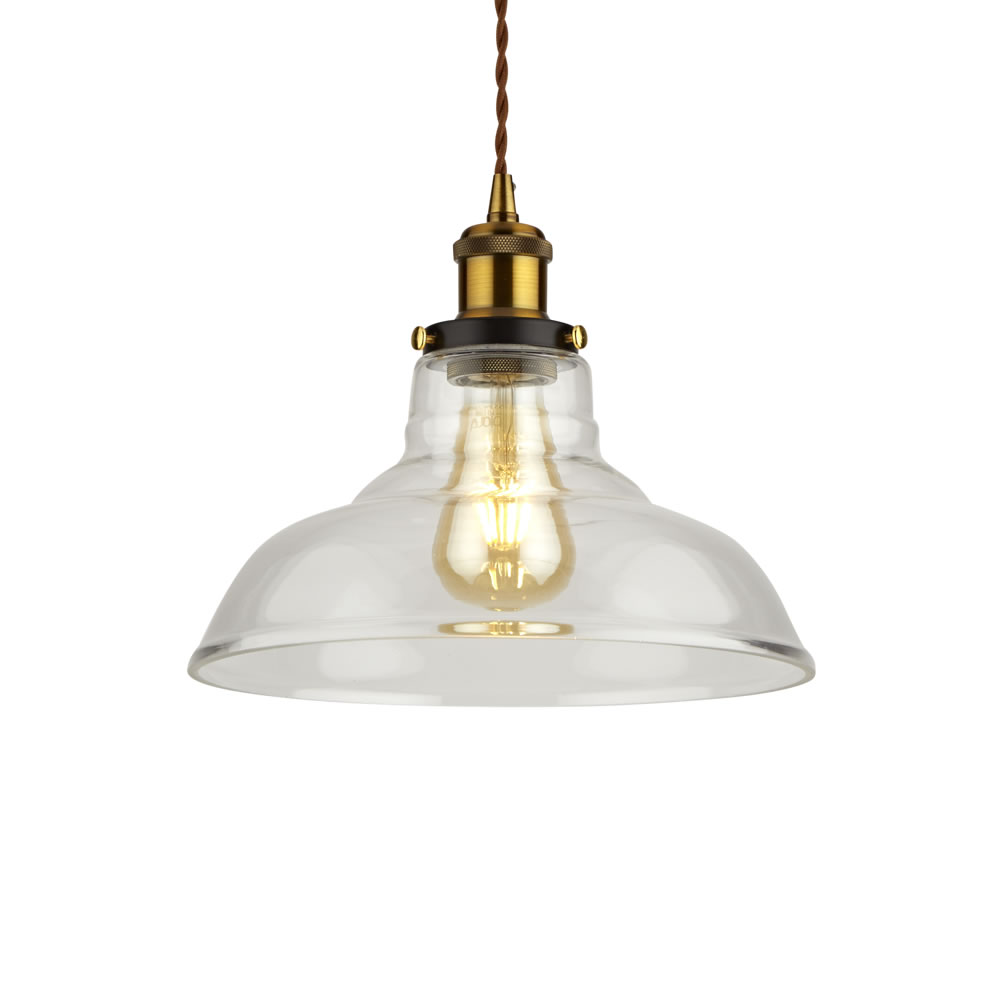 Biard Haga Hanglamp Glas Retro E27 (keus uit 3 fitting kleuren)